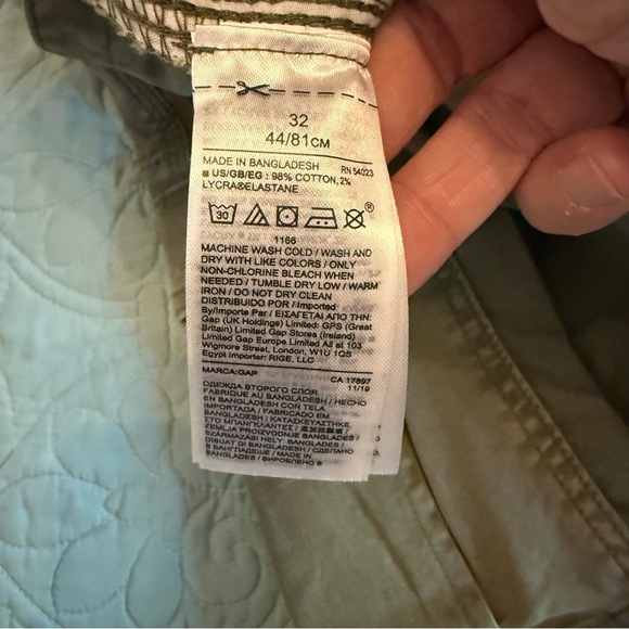 NWT Gap Green Cargo Shorts for Men Size 32 Pockets - Picture 5 of 7